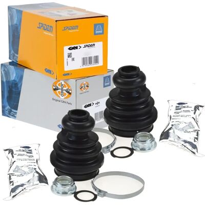 Spidan Löbro Achsmanschetten-Set - 1J0498201E, 3D0598201 - Langlebiger Gummi Spidan Löbro Achsmanschetten-Set - 1J0498201E, 3D0598201 - Langlebiger Gummi