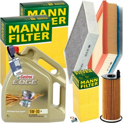 MANN BMW 116-25d 3er F30 Wartungskit - Motoröl & Filter MANN BMW 116-25d 3er F30 Wartungskit - Motoröl & Filter