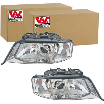 Van Wezel - A6 H1/H7 - Links - Rechts - Scheinwerfer Set Van Wezel - A6 H1/H7 - Links - Rechts - Scheinwerfer Set