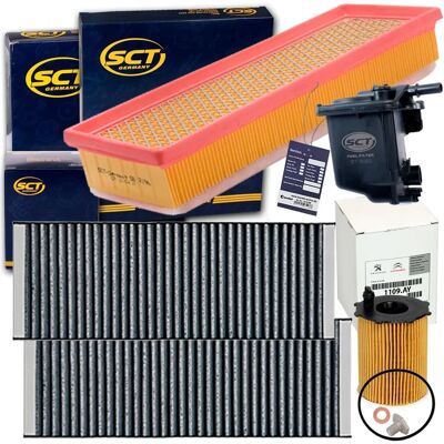 Citroën/Peugeot - Filter Set - Ölfilter - Luftfilter - Inspektionskit Citroën/Peugeot - Filter Set - Ölfilter - Luftfilter - Inspektionskit