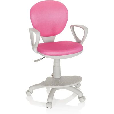 hjh OFFICE KID COLOUR G1 - Obrotowe krzesło dziecięce Różowe / Szare hjh OFFICE KID COLOUR G1 - Obrotowe krzesło dziecięce Różowe / Szare