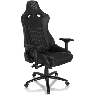 HJH OFFICE Gamingstuhl SX 04 - Höhenverstellbar - Schwarz - Gamingstuhl HJH OFFICE Gamingstuhl SX 04 - Höhenverstellbar - Schwarz - Gamingstuhl
