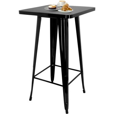 hjh OFFICE VANTAGGIO HIGH T - Industrieller Stahl Bar-Tisch - Schwarz hjh OFFICE VANTAGGIO HIGH T - Industrieller Stahl Bar-Tisch - Schwarz