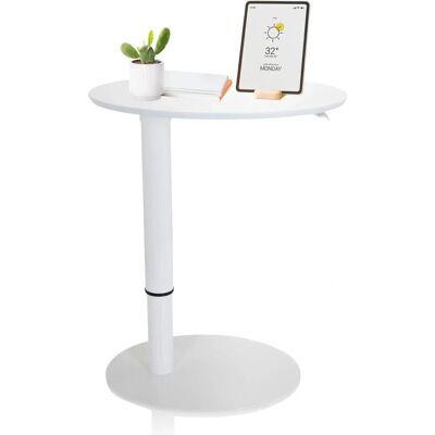 hjh OFFICE Stand III Justerbart skrivbord - Vit - Kontorsmöbel hjh OFFICE Stand III Justerbart skrivbord - Vit - Kontorsmöbel