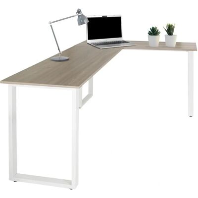 HJH OFFICE Workspace Basic I 165x120 - Eckschreibtisch Grau/Weiß HJH OFFICE Workspace Basic I 165x120 - Eckschreibtisch Grau/Weiß