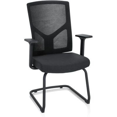 HJH OFFICE Breton V B Krzesło biurowe - Oddychająca siatka, Stelaż ze stali, Ergonomiczne HJH OFFICE Breton V B Krzesło biurowe - Oddychająca siatka, Stelaż ze stali, Ergonomiczne