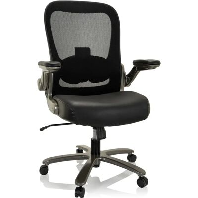 hjh OFFICE INSTRUCTOR XXL T I Bürostuhl - Schwer, Ergonomisch Mesh & Leder hjh OFFICE INSTRUCTOR XXL T I Bürostuhl - Schwer, Ergonomisch Mesh & Leder