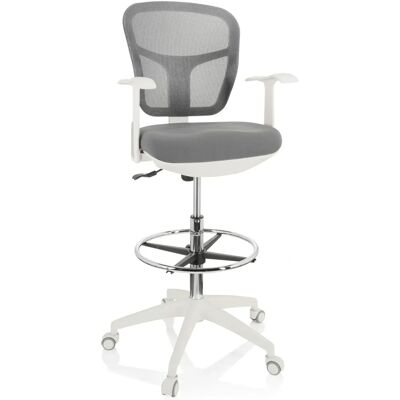 hjh OFFICE TOP WORK 108 W - Chaise de bureau réglable - Gris hjh OFFICE TOP WORK 108 W - Chaise de bureau réglable - Gris