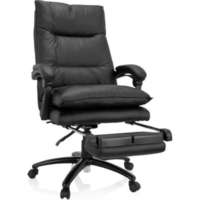 Chaise de Bureau MYBUERO CL 200 - Noir - Design Ergonomique - Publicité Chaise de Bureau MYBUERO CL 200 - Noir - Design Ergonomique - Publicité