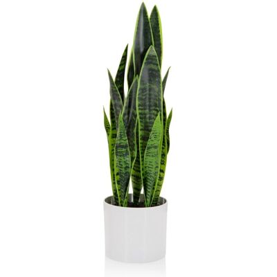 HJH Künstliche Sansevieria - Grün - 65 cm - Kunstpflanze HJH Künstliche Sansevieria - Grün - 65 cm - Kunstpflanze