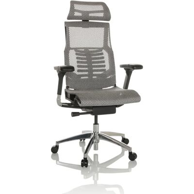 hjh OFFICE DYNAFIT II - Ergonomischer Netzbürostuhl - Hellgrau hjh OFFICE DYNAFIT II - Ergonomischer Netzbürostuhl - Hellgrau