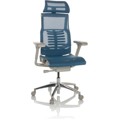 hjh OFFICE Dynafit II G Chaise de Bureau - Bleu - Design Futuriste, Ergonomique - Publicité hjh OFFICE Dynafit II G Chaise de Bureau - Bleu - Design Futuriste, Ergonomique - Publicité