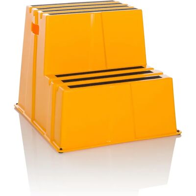 Taburete TIO-E2 de plástico amarillo - hjh OFFICE Taburete TIO-E2 de plástico amarillo - hjh OFFICE