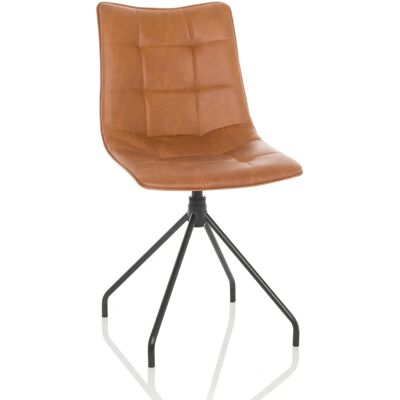 HJH OFFICE TARVISO PU - Chaise de visite - Marron - Mobilier de conférence HJH OFFICE TARVISO PU - Chaise de visite - Marron - Mobilier de conférence
