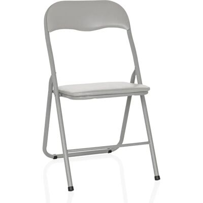 hjh OFFICE TUDELA BASIC PVC - Chaise pliante Grise - Publicité hjh OFFICE TUDELA BASIC PVC - Chaise pliante Grise - Publicité