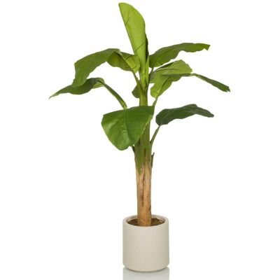 hjh OFFICE Banane I - Plante artificielle 150cm - Vert - Publicité hjh OFFICE Banane I - Plante artificielle 150cm - Vert - Publicité