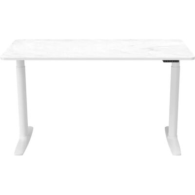 hjh OFFICE 140x70 Bureau assis-debout Blanc/Gris - Bureau électrique ajustable - Publicité hjh OFFICE 140x70 Bureau assis-debout Blanc/Gris - Bureau électrique ajustable - Publicité