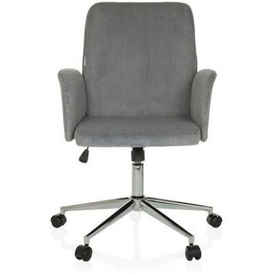 hjh OFFICE SOLAO CORD - Chaise de bureau grise - Ergonomique et moderne - Publicité hjh OFFICE SOLAO CORD - Chaise de bureau grise - Ergonomique et moderne - Publicité