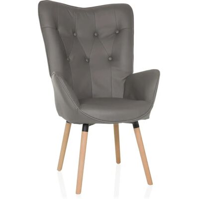 hjh LIVING HAVENIO I - Fauteuil au Style Scandinave hjh LIVING HAVENIO I - Fauteuil au Style Scandinave