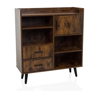 hjh LIVING MYRDAL - Kommode - Industriell Stil - 80x30x90cm hjh LIVING MYRDAL - Kommode - Industriell Stil - 80x30x90cm