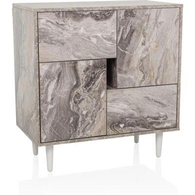 hjh LIVING LYKKJA - Weiß Marmor Kommode - Sideboard hjh LIVING LYKKJA - Weiß Marmor Kommode - Sideboard