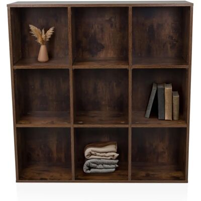 hjh LIVING BJORKE - Räuchereiche 9-Fächer-Regal - Regal hjh LIVING BJORKE - Räuchereiche 9-Fächer-Regal - Regal