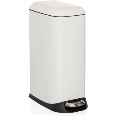 hjh OFFICE CLEAN SLIM 20L Poubelle - Blanc - Publicité hjh OFFICE CLEAN SLIM 20L Poubelle - Blanc - Publicité