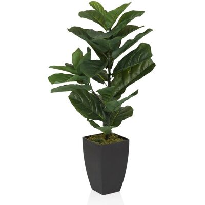 hjh OFFICE LYRATA - Plante artificielle, Verte, 80cm - Publicité hjh OFFICE LYRATA - Plante artificielle, Verte, 80cm - Publicité