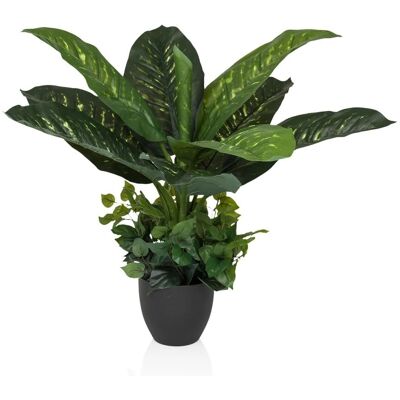hjh OFFICE Dieffenbachia - Planta artificial - Verde hjh OFFICE Dieffenbachia - Planta artificial - Verde