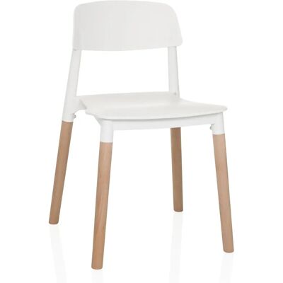 hjh LIVING SCANDI E Weiß Stuhl - Esszimmer & Büro hjh LIVING SCANDI E Weiß Stuhl - Esszimmer & Büro