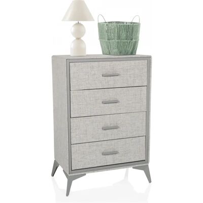 hjh LIVING SKUFFY - Graue Kommode - Aufbewahrungsmöbel hjh LIVING SKUFFY - Graue Kommode - Aufbewahrungsmöbel