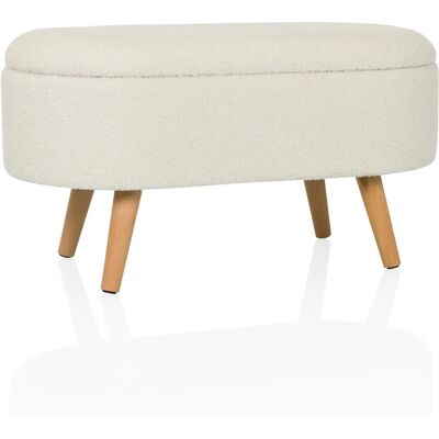 hjh LIVING Storiano - Weiß Sitzbank & Hocker - Stauraum & Sitz hjh LIVING Storiano - Weiß Sitzbank & Hocker - Stauraum & Sitz