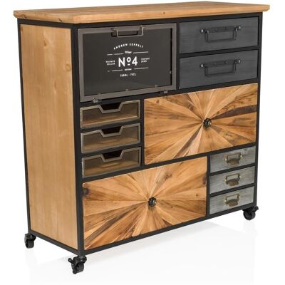 hjh LIVING CONTINENTO XL - Sideboard - Dunkelholz hjh LIVING CONTINENTO XL - Sideboard - Dunkelholz