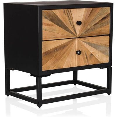 hjh LIVING SANTJAGO BLACK SUN S - Sideboard - Dunkles Holz hjh LIVING SANTJAGO BLACK SUN S - Sideboard - Dunkles Holz