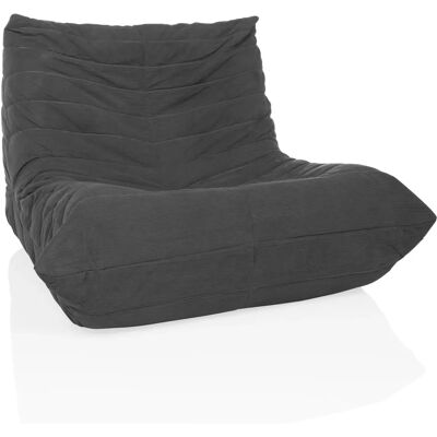 hjh LIVING SITZOLO - Moderner Bodensofa, Grau hjh LIVING SITZOLO - Moderner Bodensofa, Grau