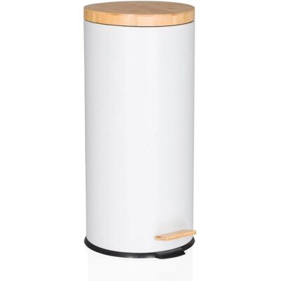 hjh OFFICE CLEAN BAMBOO - 30L Moderner Bambus Mülleimer hjh OFFICE CLEAN BAMBOO - 30L Moderner Bambus Mülleimer