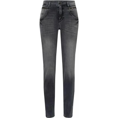 Jeans damski BRAX Shakira Slim Fit Grafitowy - 5 kieszeni Jeans damski BRAX Shakira Slim Fit Grafitowy - 5 kieszeni