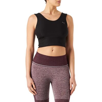 Puma Yogini Luxe Crop - Träningslinne - Svart - L Puma Yogini Luxe Crop - Träningslinne - Svart - L