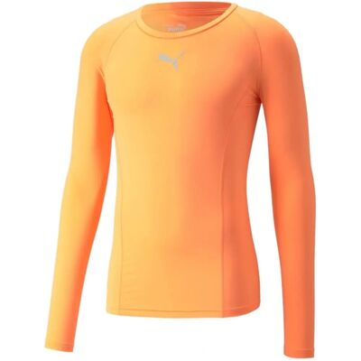 PUMA Heren Shirt LIGA Baselayer Tee LS - Oranje - XXL - Shirt PUMA Heren Shirt LIGA Baselayer Tee LS - Oranje - XXL - Shirt