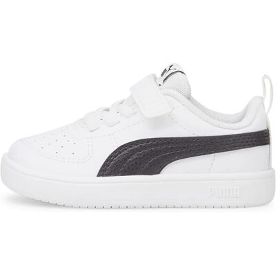 Puma Kinder Sneakers - Synthetisches Leder, Klettverschluss - Schwarz-Weiß Puma Kinder Sneakers - Synthetisches Leder, Klettverschluss - Schwarz-Weiß