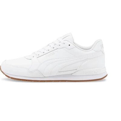PUMA ST Runner v3 L Baskets Blanc Beige - Baskets - Publicité PUMA ST Runner v3 L Baskets Blanc Beige - Baskets - Publicité