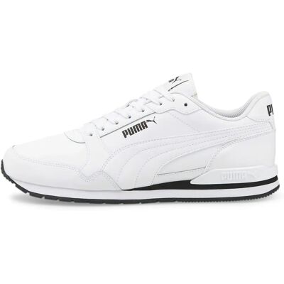 Puma - ST Runner V3 - Vit - Läder - Skor Puma - ST Runner V3 - Vit - Läder - Skor