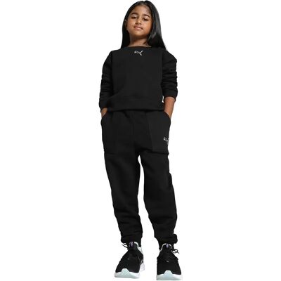 Puma Svart Loungewear Set - Casual, Bomull, Långärm Puma Svart Loungewear Set - Casual, Bomull, Långärm
