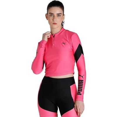 Camiseta manga larga Fucsia Rosa de Puma Mujer S Camiseta manga larga Fucsia Rosa de Puma Mujer S
