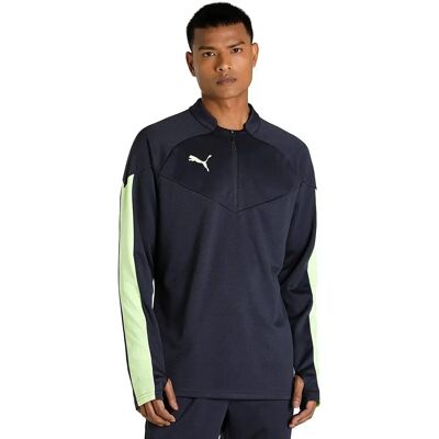 Puma Sort/Gul Fnl Qzip Sweatshirt - Sweatshirt Puma Sort/Gul Fnl Qzip Sweatshirt - Sweatshirt