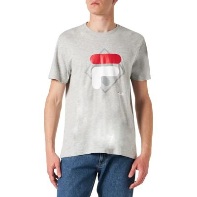 T-Shirt Sport Gris Fila FAM0447 - T-Shirt - Publicité T-Shirt Sport Gris Fila FAM0447 - T-Shirt - Publicité