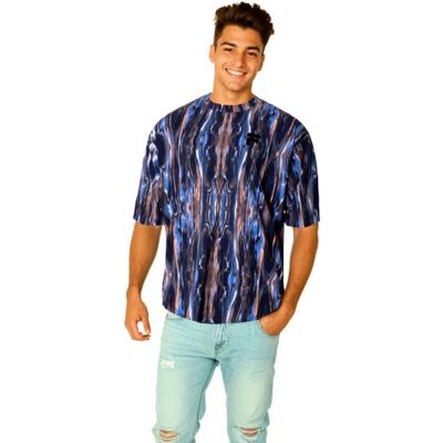 Fila - Commercy AOP - Bleu - L - T-shirt - Publicité Fila - Commercy AOP - Bleu - L - T-shirt - Publicité