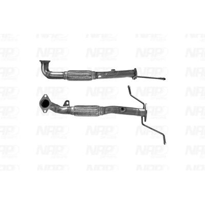NAP carparts 590 Rura wydechowa Euro 4 - System wydechowy NAP carparts 590 Rura wydechowa Euro 4 - System wydechowy
