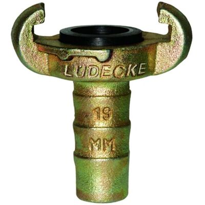 Lüdecke 25 mm Tülle Kupplung - DIN 3489 Lüdecke 25 mm Tülle Kupplung - DIN 3489