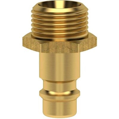 Lüdecke Messing Stecknippel - NW 7,2 mm G3/8 - Serie ES Lüdecke Messing Stecknippel - NW 7,2 mm G3/8 - Serie ES